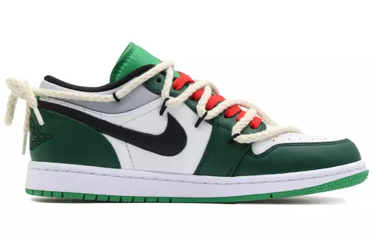 Баскетбольные кроссовки Air 1 Vintage Men Low-Top White/Green Jordan