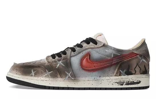 Баскетбольные кроссовки Air 1 Vintage Men Low-Top Brown/Black Jordan