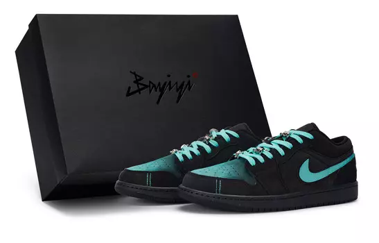 Баскетбольные кроссовки Air 1 Vintage Men Low-top Green Jordan