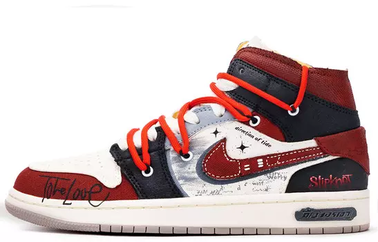 Баскетбольные кроссовки Air 1 Vintage Men High-top Red/Black Jordan