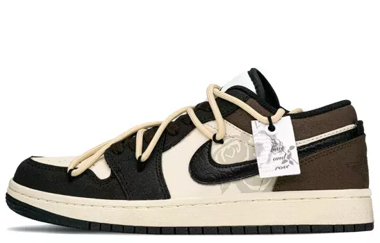 Баскетбольные кроссовки Air 1 Vintage Men Low-Top Black/Brown Jordan