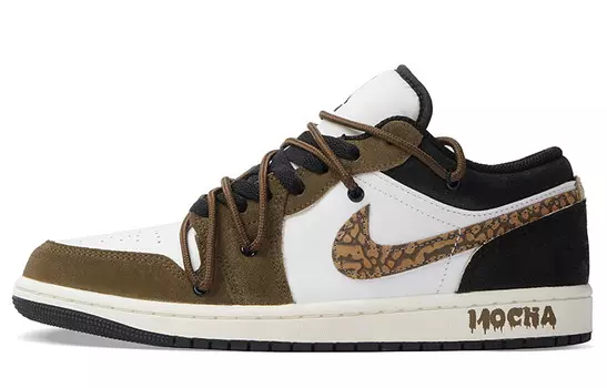 Баскетбольные кроссовки Air 1 Vintage Men Low-Top Brown/White Jordan