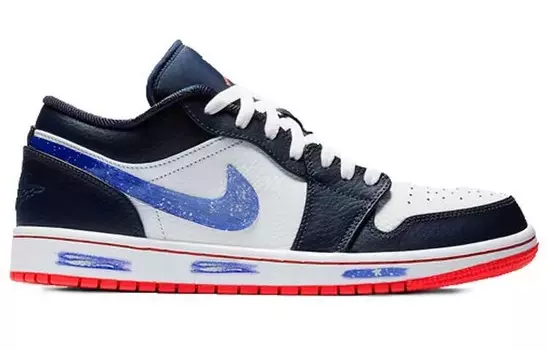 Баскетбольные кроссовки Air 1 Vintage Men Low-Touch Blue/White Jordan
