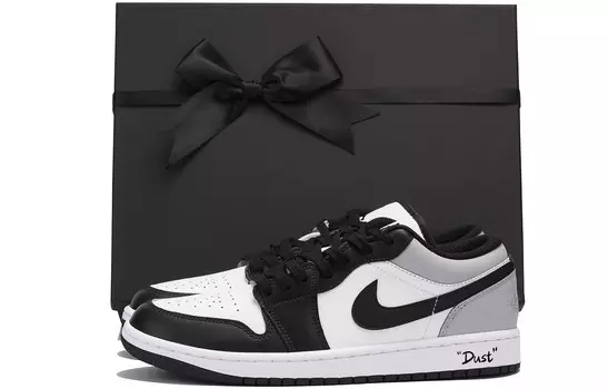 Баскетбольные кроссовки Air 1 Vintage Men Low-Touch Black Grey Jordan