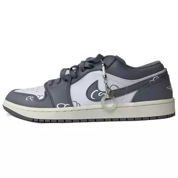 Баскетбольные кроссовки Air 1 Vintage Men Low-Touch Invisible Gray/Sail White/White Jordan