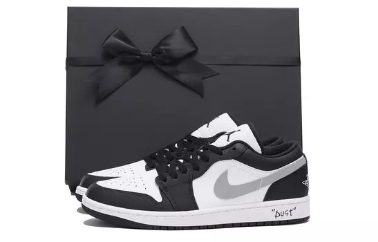 Баскетбольные кроссовки Air 1 Vintage Men Low-Touch Black Grey Jordan
