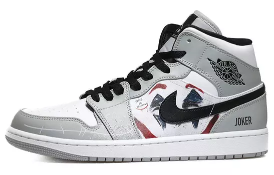 Баскетбольные кроссовки Air 1 Vintage Men High-top серые/белые Jordan