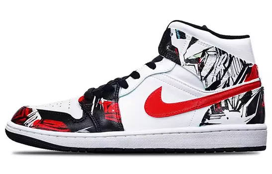 Баскетбольные кроссовки Air 1 Vintage Men Mid Top Red/Black Jordan