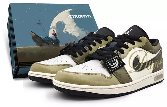 Баскетбольные кроссовки Air 1 Vintage Men Low Top Black/white Jordan