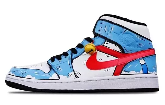 Баскетбольные кроссовки Air 1 Vintage Men High-top Black//White Jordan