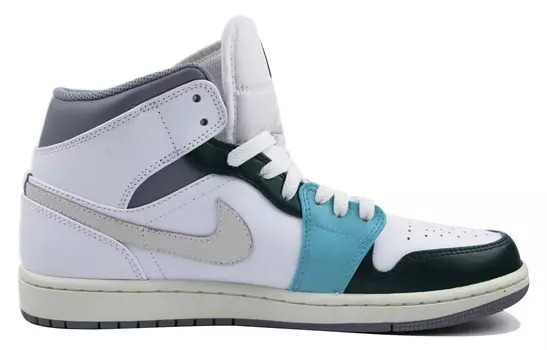Баскетбольные кроссовки Air 1 Vintage Men Mid Top Black/white/blue Jordan