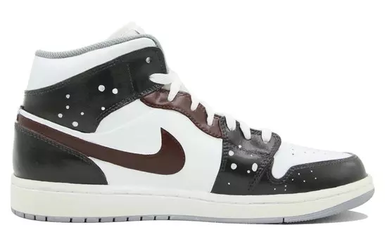 Баскетбольные кроссовки Air 1 Vintage Men Mid Top Brown/White Jordan