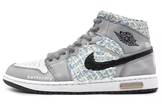 Баскетбольные кроссовки Air 1 Vintage Men Mid Top White/Black Jordan