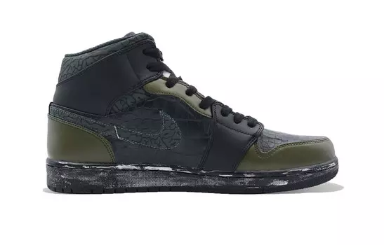 Баскетбольные кроссовки Air 1 Vintage Men High-top Black Jordan