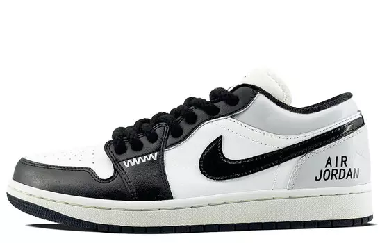 Баскетбольные кроссовки Air 1 Vintage Men Low-Top Black/Grey Jordan