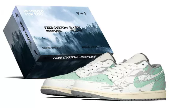 Баскетбольные кроссовки Air 1 Vintage Men Low-Top White/Blue Jordan