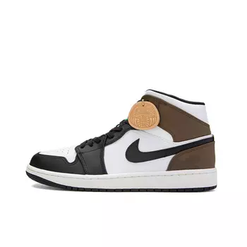 Баскетбольные кроссовки Air 1 Vintage Men Mid-Top Black Jordan