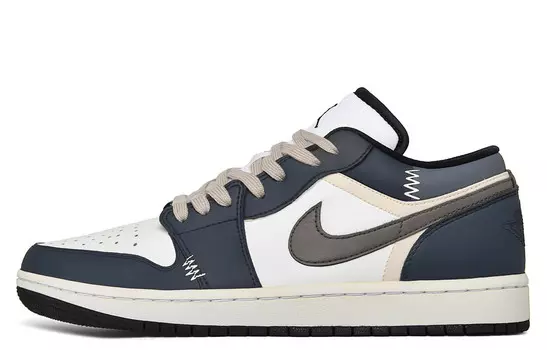 Баскетбольные кроссовки Air 1 Vintage Men Low-Top Blue Jordan