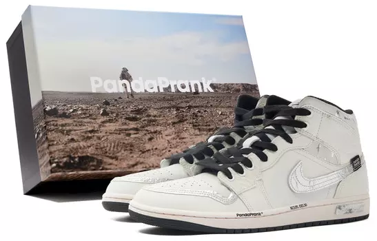 Баскетбольные кроссовки Air 1 Vintage Men Mid-Top White/Black Jordan
