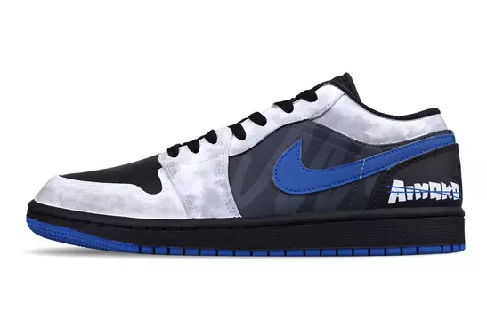 Баскетбольные кроссовки Air 1 Vintage Men Low-Top White/Blue Jordan