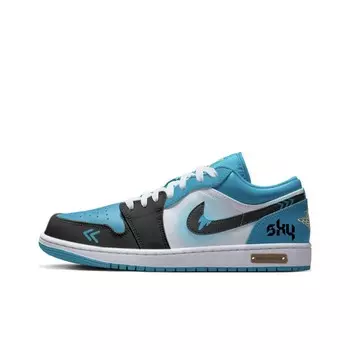 Баскетбольные кроссовки Air 1 Vintage Men Low-Top Blue Jordan
