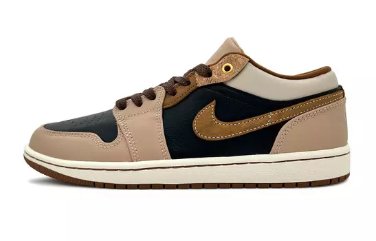 Баскетбольные кроссовки Air 1 Vintage Men Low-Top Brown/Black Jordan