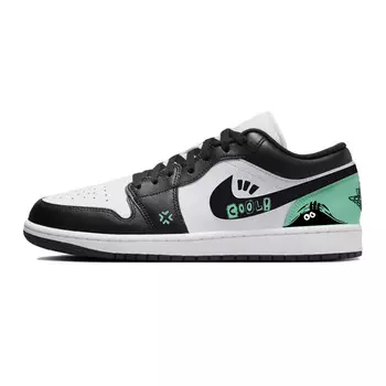 Баскетбольные кроссовки Air 1 Vintage Men Low-top Green Jordan