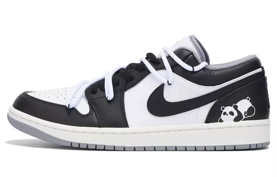 Баскетбольные кроссовки Air 1 Vintage Men Low-Touch Black Grey Jordan