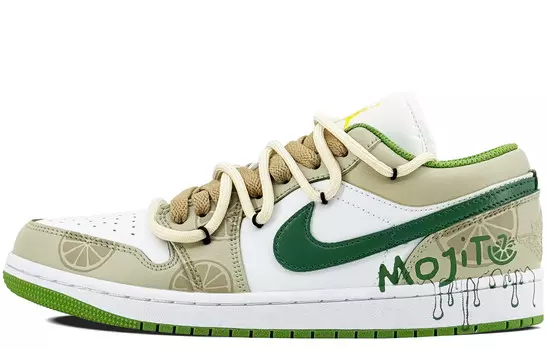 Баскетбольные кроссовки Air 1 Vintage Men Low-Touch Green/White Jordan