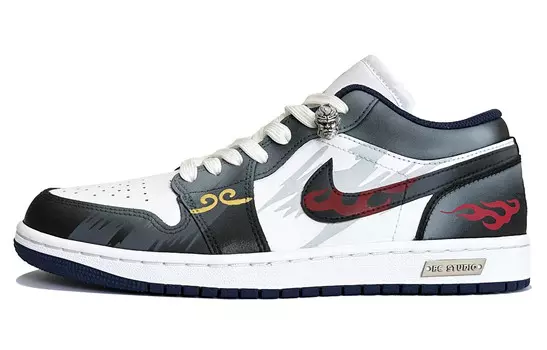Баскетбольные кроссовки Air 1 Vintage Men Low-Top Grey/White Jordan