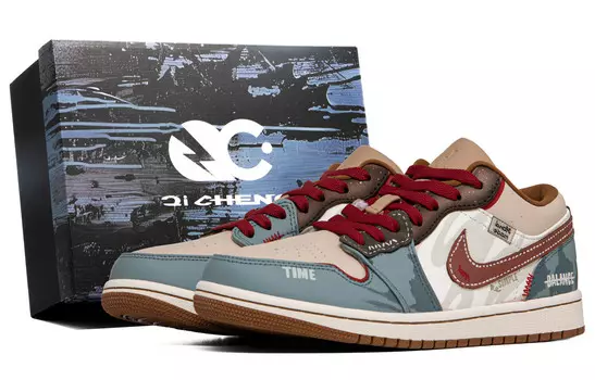 Баскетбольные кроссовки Air 1 Vintage Men Low-Top Brown/Brown/Off White/Brown Jordan