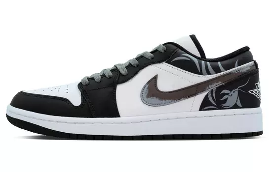 Баскетбольные кроссовки Air 1 Vintage Men Low-Top Black/White/Brown Jordan