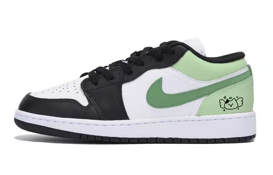 Баскетбольные кроссовки Air 1 Vintage Men Low-Top Black/Green Jordan