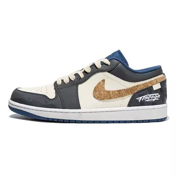 Баскетбольные кроссовки Air 1 Vintage Men Low-Top Grey/Brown Jordan
