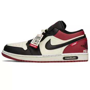 Баскетбольные кроссовки Air 1 Vintage Men Low-Top Black/Red Jordan
