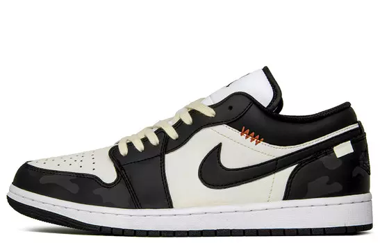 Баскетбольные кроссовки Air 1 Vintage Men Low-Top Black/Beige Jordan
