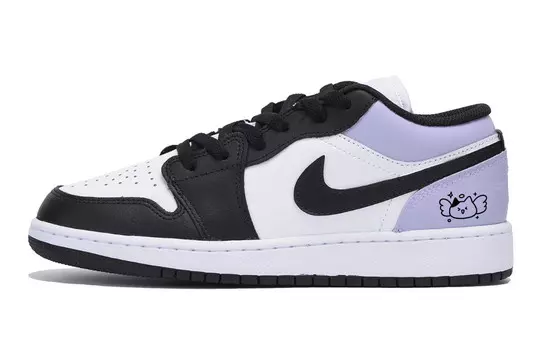 Баскетбольные кроссовки Air 1 Vintage Men Low-Top Black/Purple Jordan