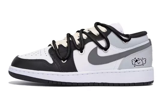 Баскетбольные кроссовки Air 1 Vintage Men Low-Top Black/Temno Gray Jordan