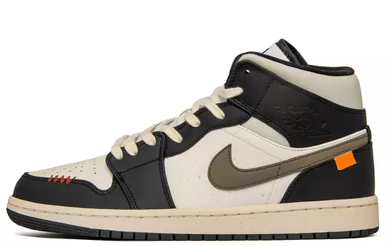 Баскетбольные кроссовки Air 1 Vintage Men Mid-Top Black/Brown Jordan