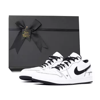 Баскетбольные кроссовки Air 1 Vintage Men Low-Top Black/White Jordan