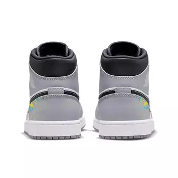 Баскетбольные кроссовки Air 1 Vintage Men Mid-Top Grey/White Jordan