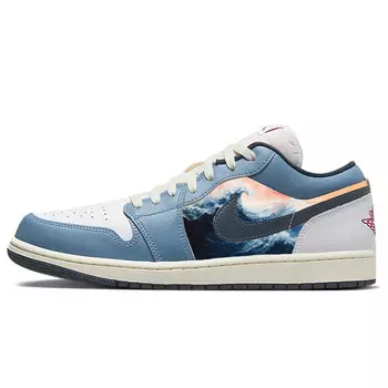 Баскетбольные кроссовки Air 1 Vintage Men Low-Touch Blue/White Jordan