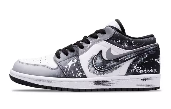 Баскетбольные кроссовки Air 1 Vintage Men Low-Top Black/White Jordan
