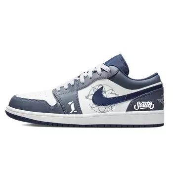 Баскетбольные кроссовки Air 1 Vintage Men Low-Touch Blue/White Jordan