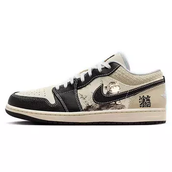 Баскетбольные кроссовки Air 1 Vintage Men Low-Top Black/White Jordan