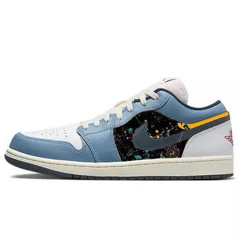 Баскетбольные кроссовки Air 1 Vintage Men Low-Top White/Blue Jordan