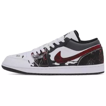 Баскетбольные кроссовки Air 1 Vintage Men Low-Top Black Jordan