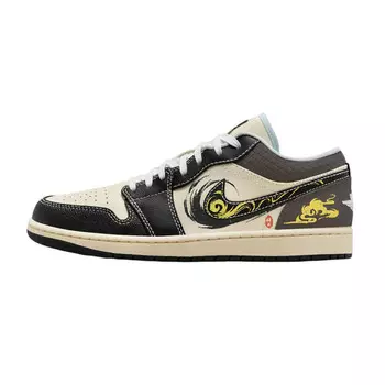 Баскетбольные кроссовки Air 1 Vintage Men Low-Touch Black Brown Jordan