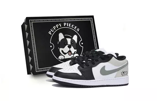 Баскетбольные кроссовки Air 1 Vintage Men Low-Touch Black Grey Jordan