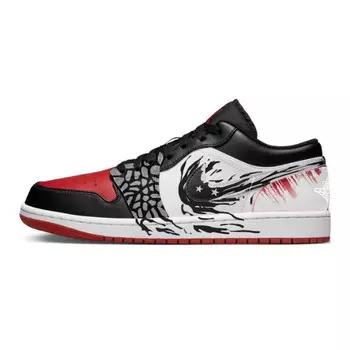 Баскетбольные кроссовки Air 1 Vintage Men Low-Top Black/Red Jordan